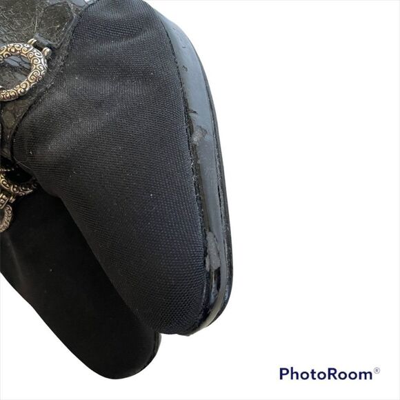 Brighton Singer Style Black Mules - Shoes, Size 7 1/2 - Picture 3 of 4